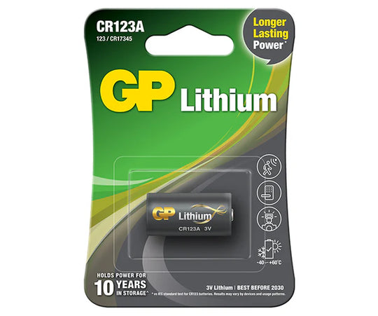 PILA CR123A  LITHIUM GP