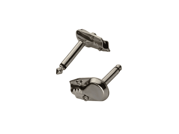 PLUG MONO 1/4 METALICO EN ANGULO 