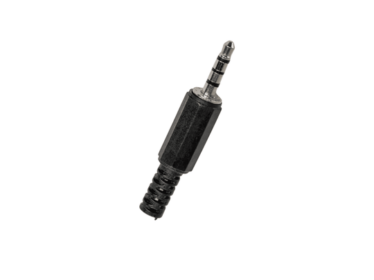 PLUG TRISTEREO 3.5MM PLASTICO CON PROTECTOR 