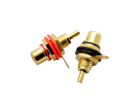 JACK CHASIS DORADO RCA HEMBRA