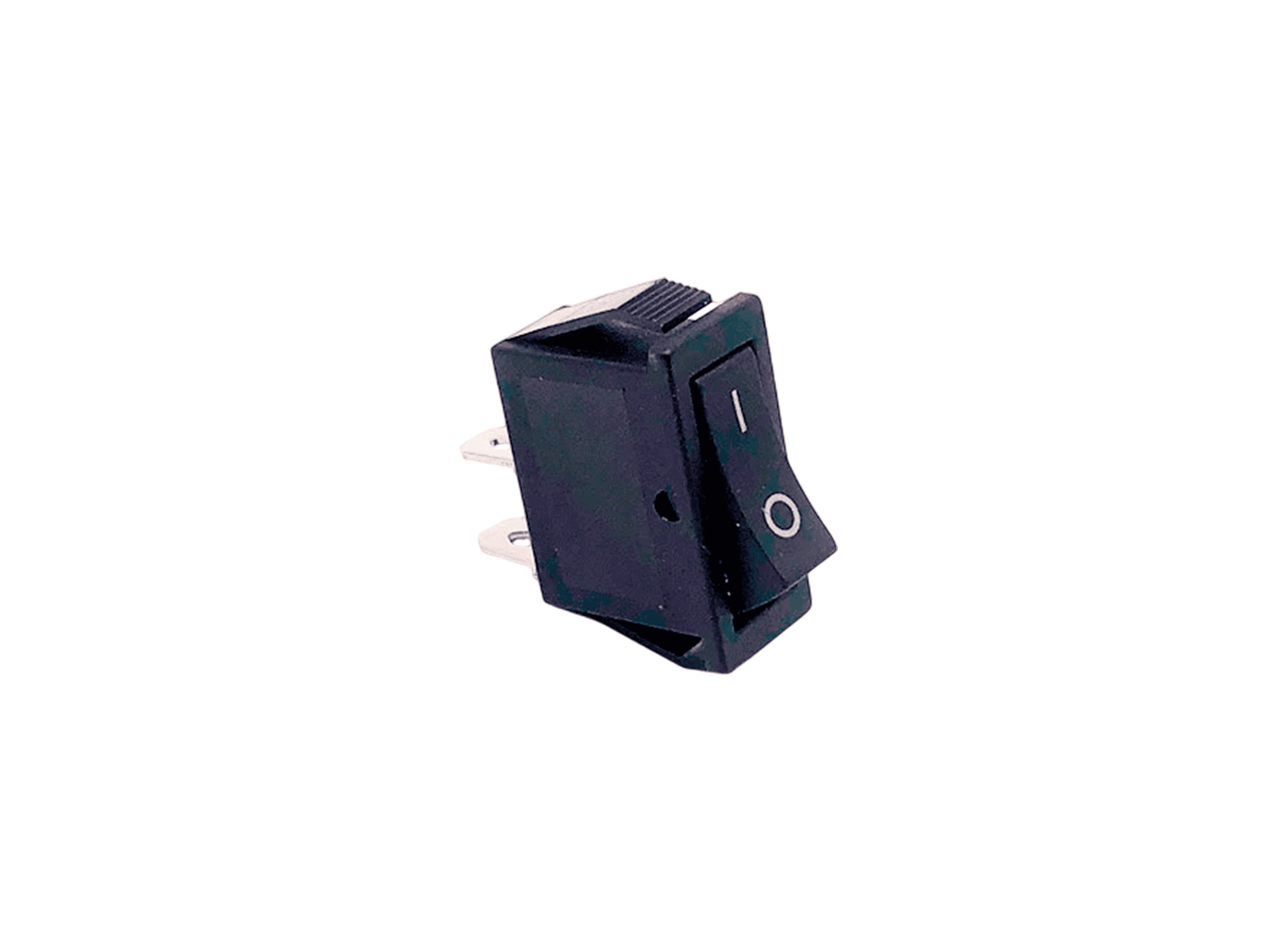 SWITCH BALANCIN 2P 2POS 20A 30X14 MEDIANO NEGRO