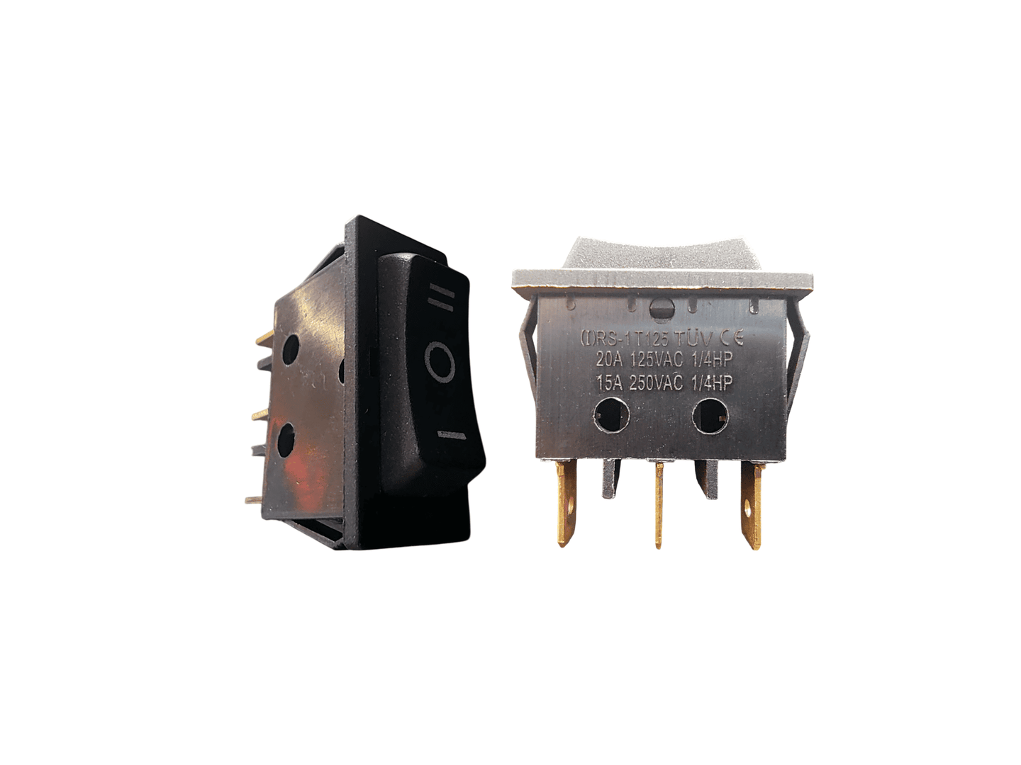 SWITCH BALANCIN 3P 3POS 20A 30.5X14 REVERSIBLE MEDIANO NEGRO 