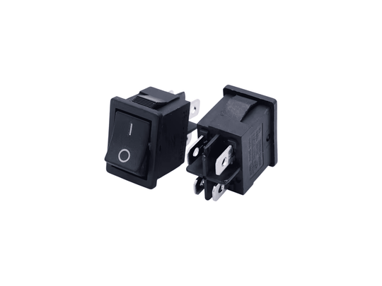 SWITCH BALANCIN 4P 2POS 6A 21X15 PEQUEÑO NEGRO