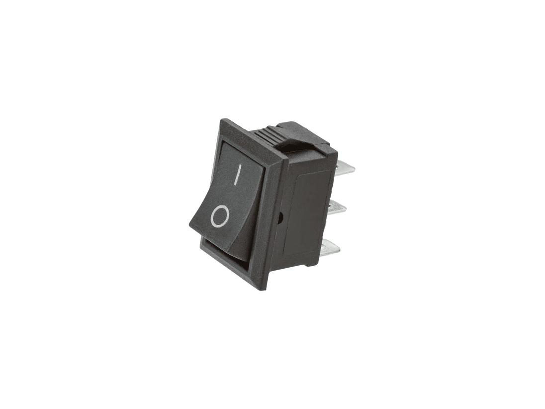 SWITCH BALANCIN 3P 2POS 6A 21X15 PEQUEÑO NEGRO