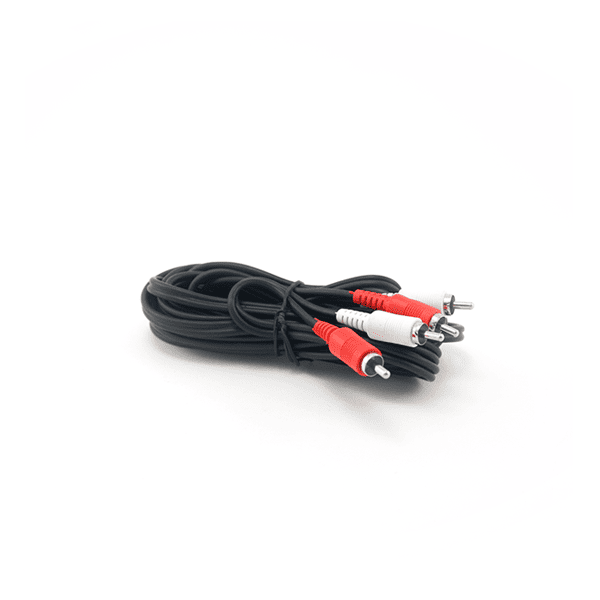EXTENSION AUDIO 2X2 RCA PLUG STAND 3M