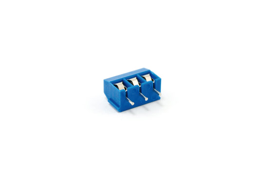 BORNERA 3 TORNILLO AZUL