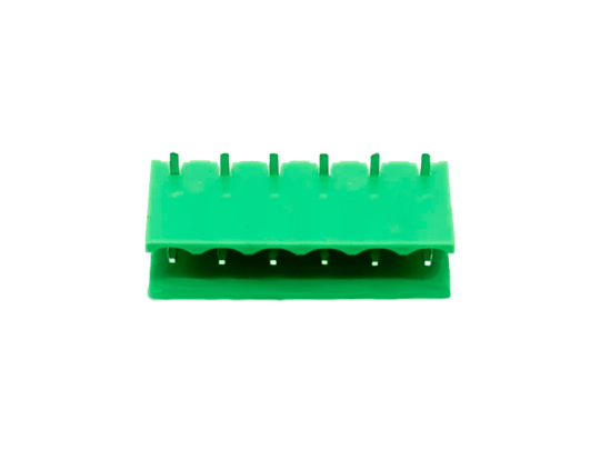 BORNERA 6 PIN EN L VERDE 