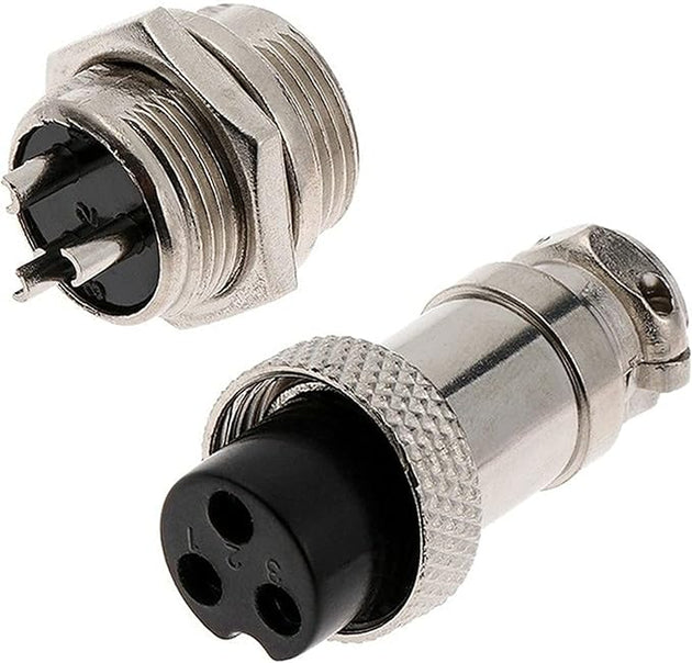 CONECTOR METALICO MACHO HEMBRA DE 2P / 3P / 4P / 5P / 6P / 7P / 8P