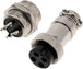 CONECTOR METALICO MACHO HEMBRA DE 2P / 3P / 4P / 5P / 6P / 7P / 8P 