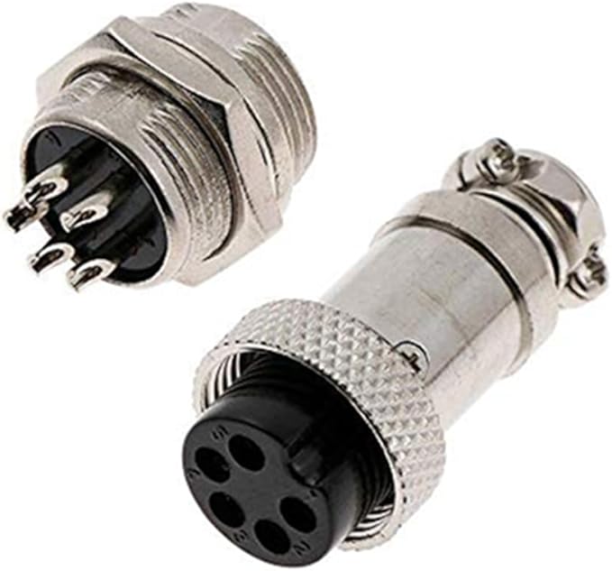 CONECTOR METALICO MACHO HEMBRA DE 2P / 3P / 4P / 5P / 6P / 7P / 8P 