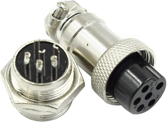 CONECTOR METALICO MACHO HEMBRA DE 2P / 3P / 4P / 5P / 6P / 7P / 8P 