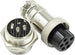 CONECTOR METALICO MACHO HEMBRA DE 2P / 3P / 4P / 5P / 6P / 7P / 8P 