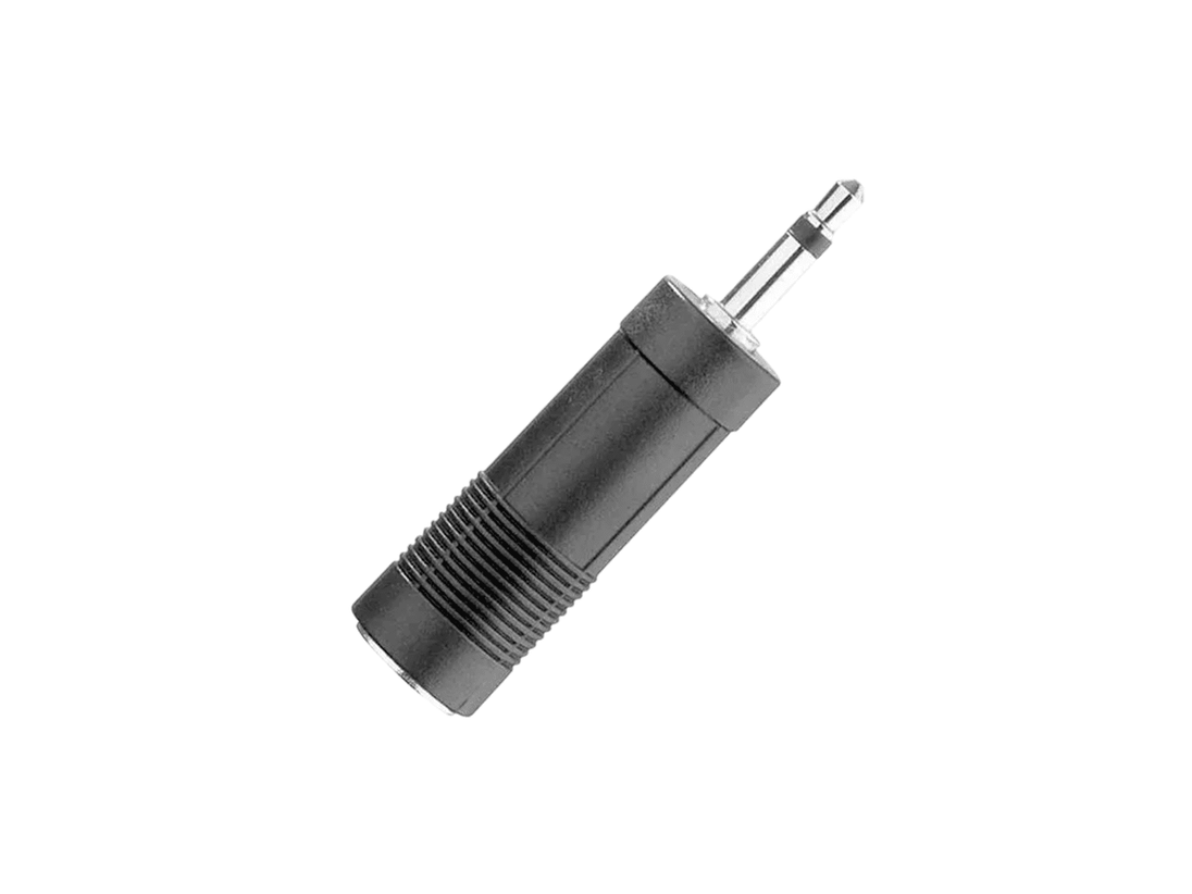 CONECTOR PLUG MONO 3.5MM A JACK MONO 6.3MM 