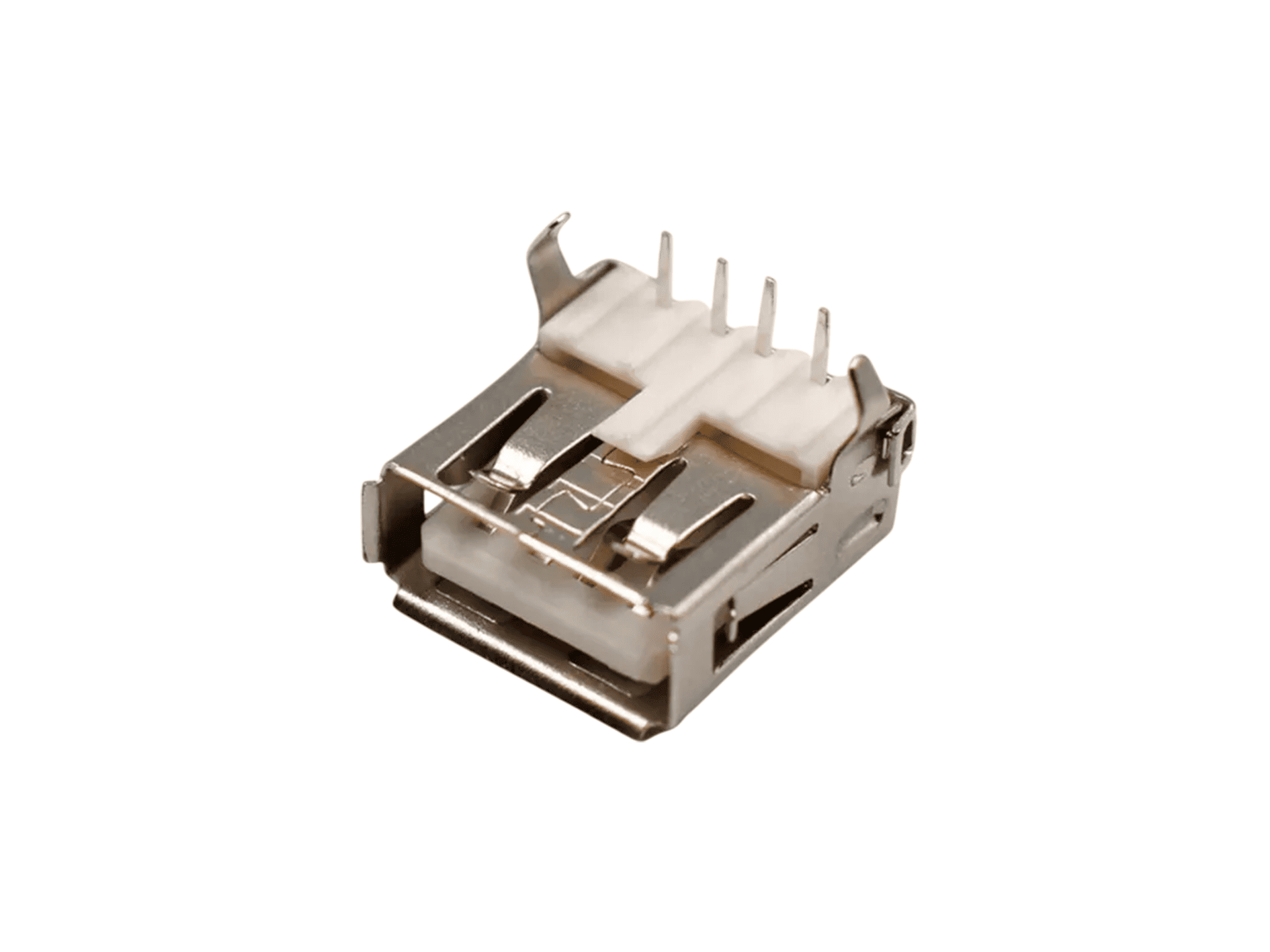 CONECTOR USB "A" HEMBRA PCB EN ANGULO HORIZONTAL
