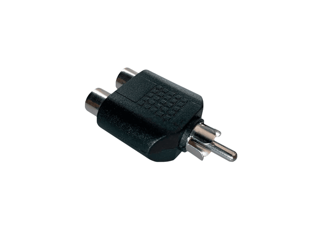 CONECTOR PLUG RCA A 2 JACK RCA