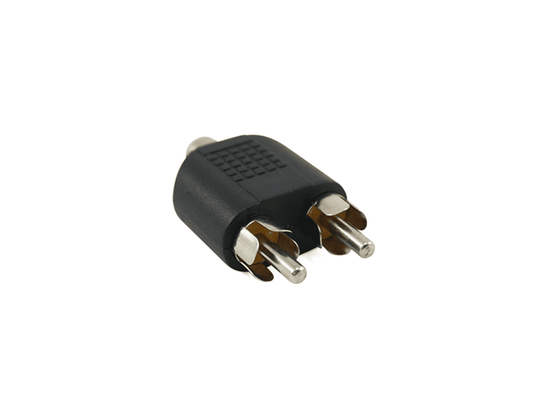 CONECTOR 1 JACK RCA 2PLUG RCA