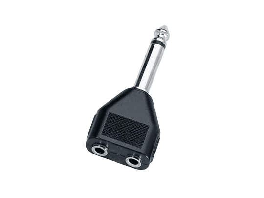 CONECTOR PLUG MONO 1/4 2JACK MONO