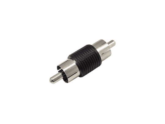 CONECTOR UNION RCA PLUG A PLUG PLASTICO 