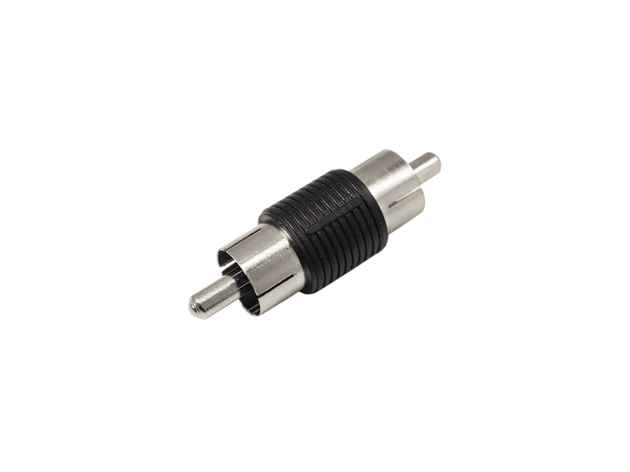 CONECTOR UNION RCA PLUG A PLUG PLASTICO 