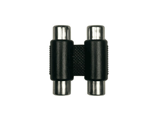 CONECTOR UNION DOBLE 2 JACK RCA A 2 JACK RCA