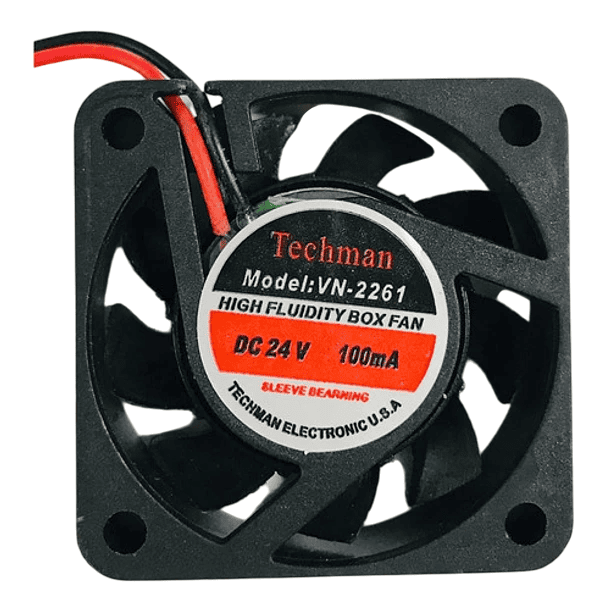 VENTILADOR 24V 7 ASPAS PLASTICO 4X4X1