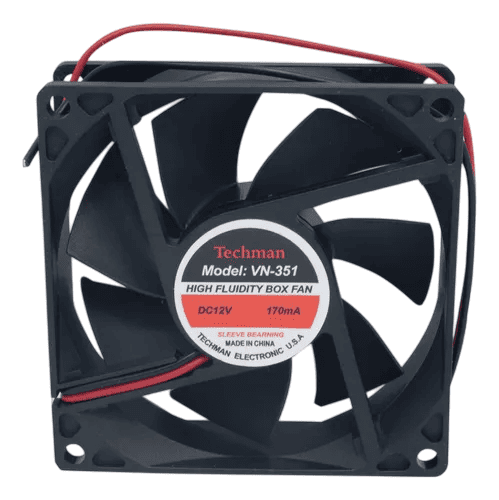 VENTILADOR 12V 7 ASPAS PLASTICO 8X8X2.5