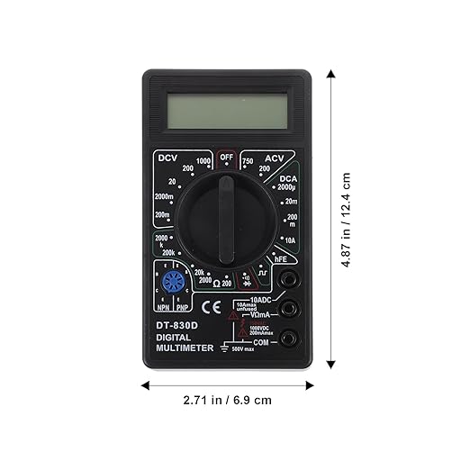 MULTIMETRO DIGITAL DT830