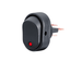 SWITCH AUTOMATICO ROSCA 12MM 3P 2POS 20A  NEON ROJO