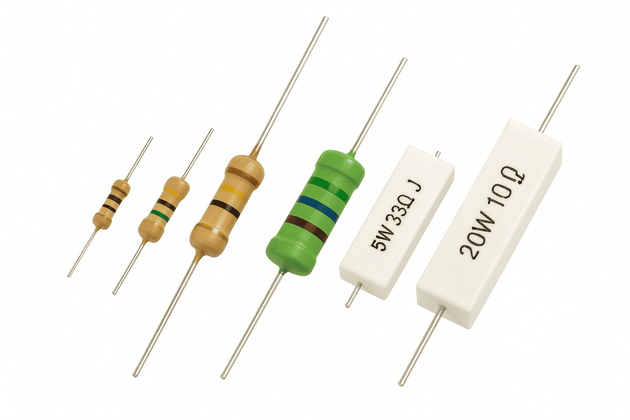 RESISTENCIAS 1/2W-5W (2/2,2/2,4/2,5/2,7/20/22/24/27/200/220/240/270) KΩ