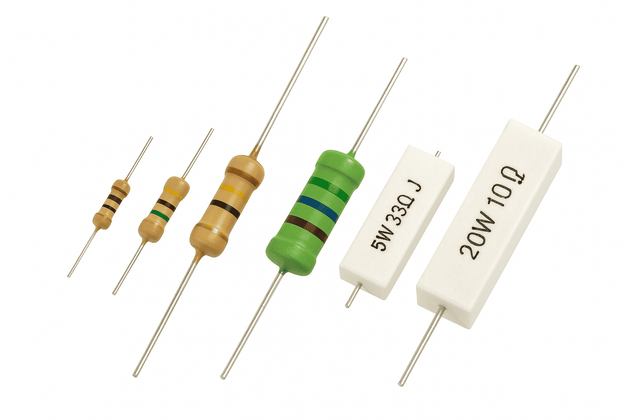 RESISTENCIAS 1/2W-1/4W (9,1/910) KΩ