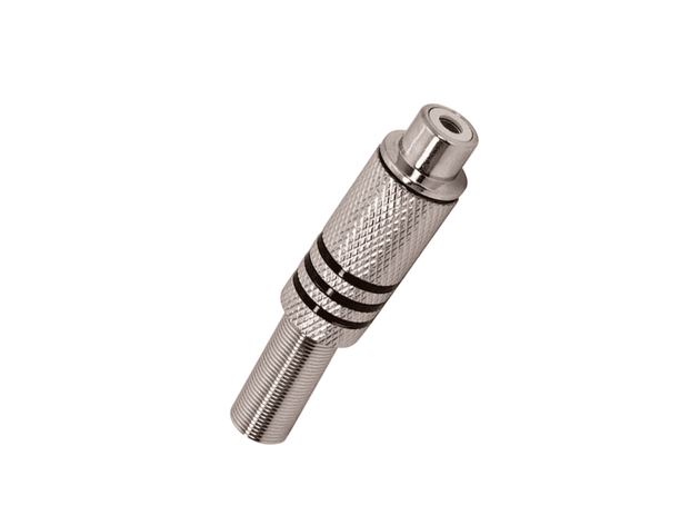 JACK METALICO CABLE RCA 7MM