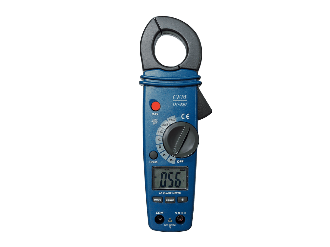 MINI PINZA AMPERIMETRICA AC/DC 600V 400A DT330