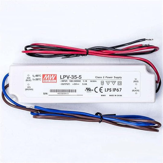 DRIVER MEAN WELL 5V-5A (LPV-35-5)