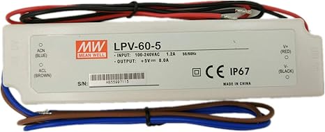 DRIVER MEAN WELL 5V-8A (LPV-60-5)