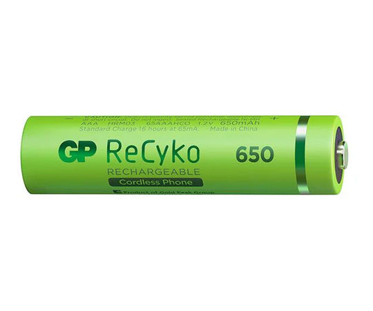 PILA AAA RECARGABLE GP (650mAh)