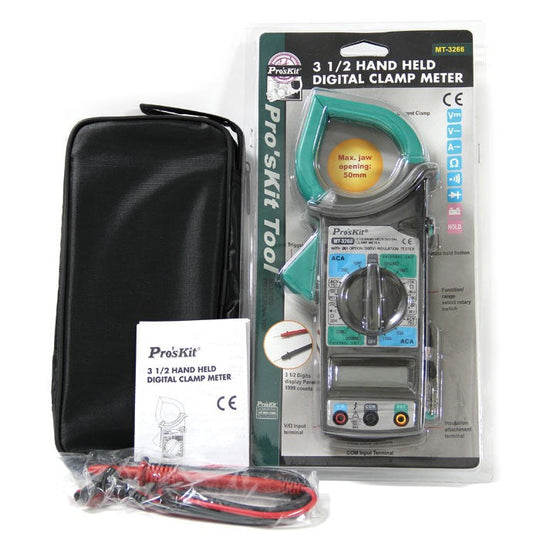 PINZA VOLTIAMPERIMETRICA PROSKIT MT-3266