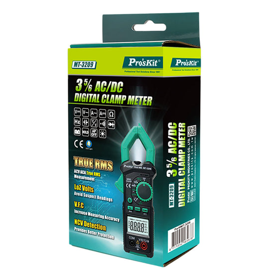 PINZA VOLTIAMPERIMETRICA PROSKIT MT-3209