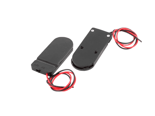 PORTA PILA CR2032 X2 CON SWITCH