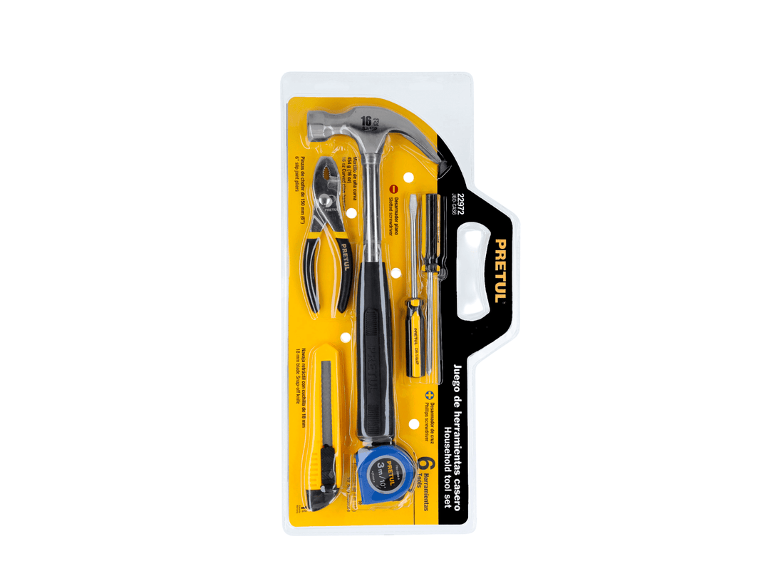 JUEGO DE HERRAMIENTAS 6 PCS