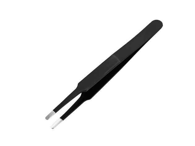 PINZA ALTA PRECISION ANTIESTATICA 120x9mm ZD-156D