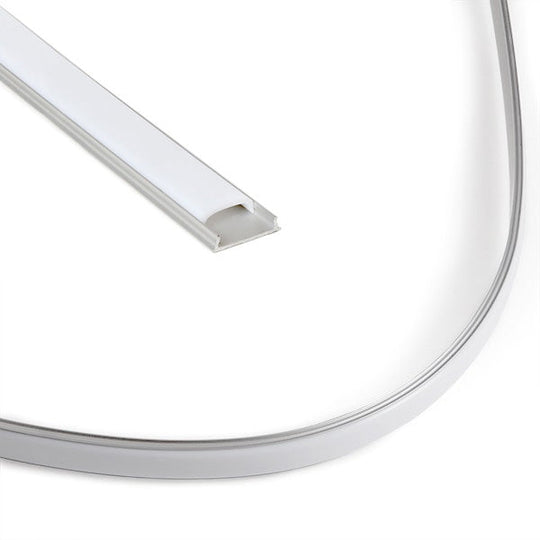 PERFIL FLEXIBLE EN ALUMINIO PARA CINTA LED