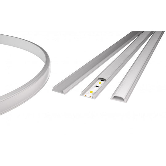 PERFIL FLEXIBLE EN ALUMINIO PARA CINTA LED