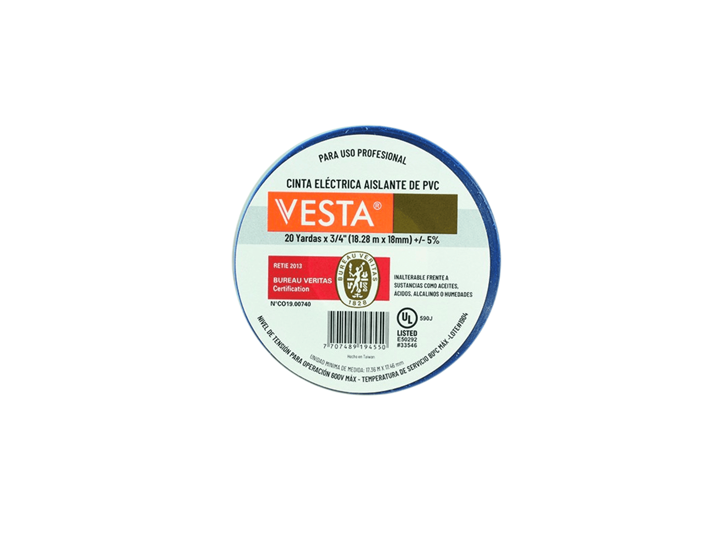 CINTA AISLANTE 20 YARDAS (VESTA)