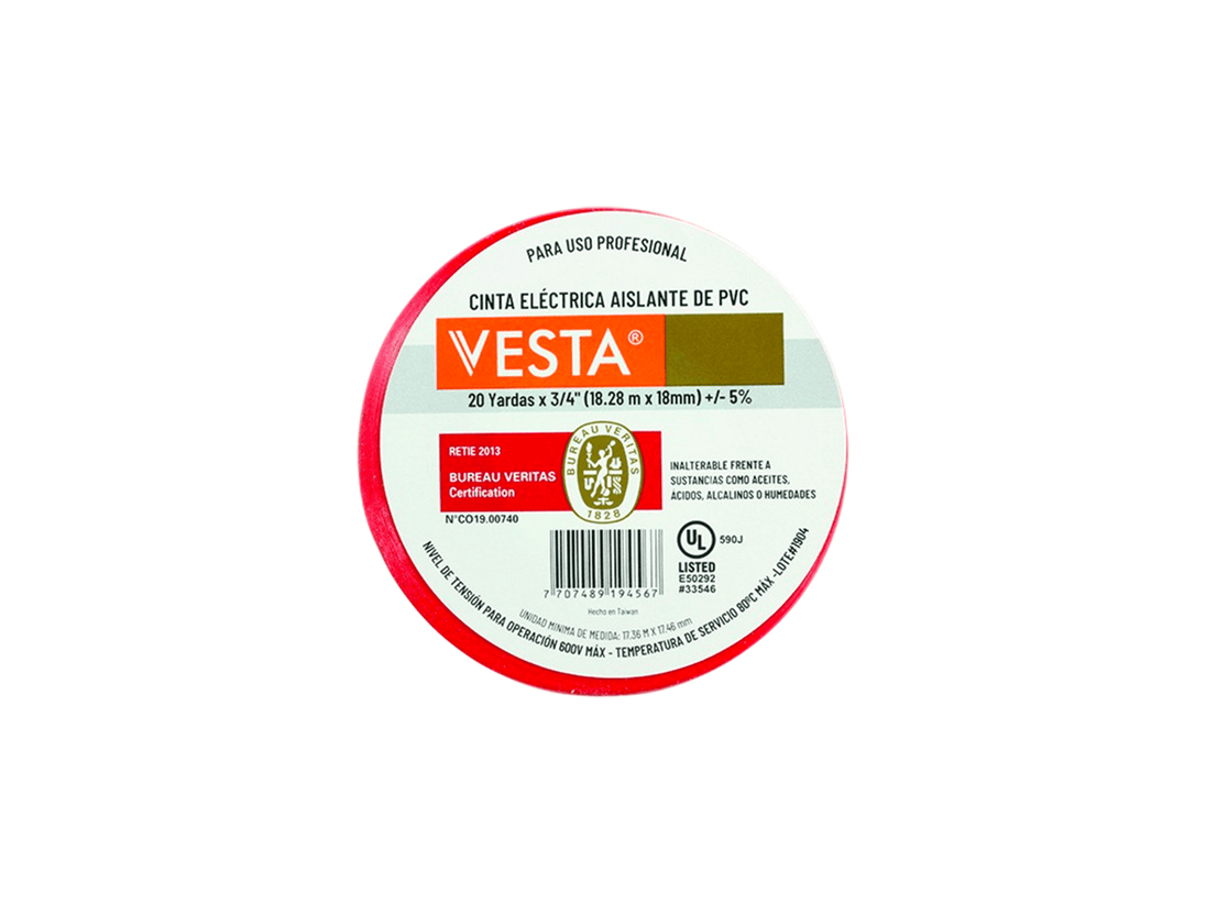 CINTA AISLANTE 20 YARDAS (VESTA)