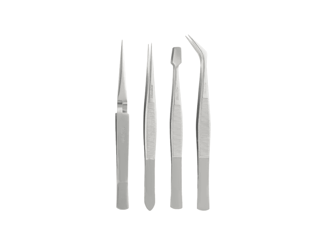 JUEGO PINZA ELECTRONICA 4PCS METALICAS TLF-1143