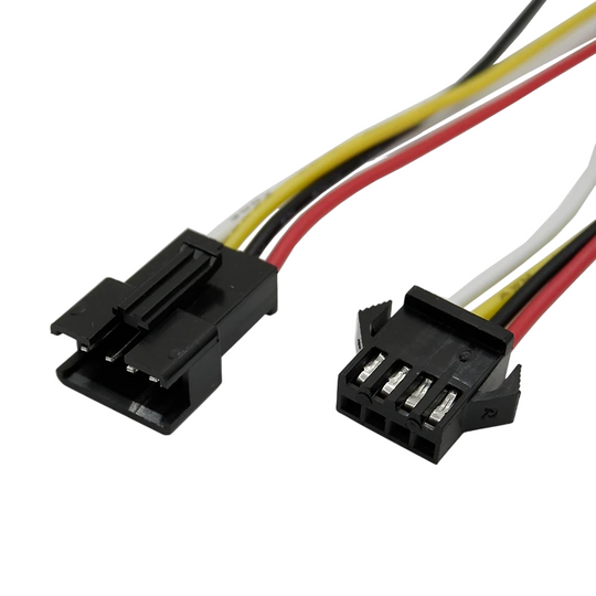 CONETOR CON CABLE MACHO-HEMBRA 4 PINES