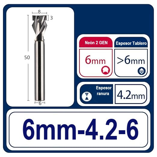 FRESA TUNGSTENO PARA NEON 2 GENERACION