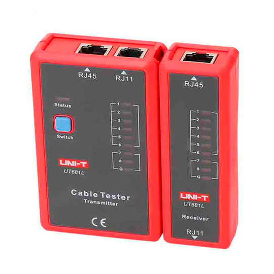 PROBADOR DE CABLE RJ11 / RJ45 / BNC UNI-T (UT681L)
