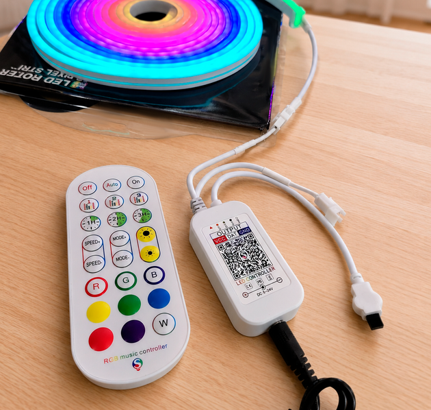 CONTROLADOR PARA CINTA PIXEL WS2811, WS2812, WS2812B APLICACION