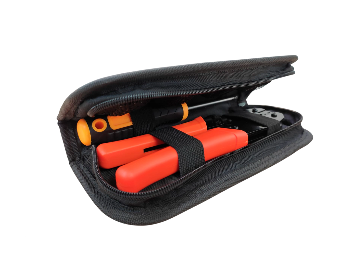 Kit de Pinza Ponchadora Pro con Dados Intercambiables y Destornillador